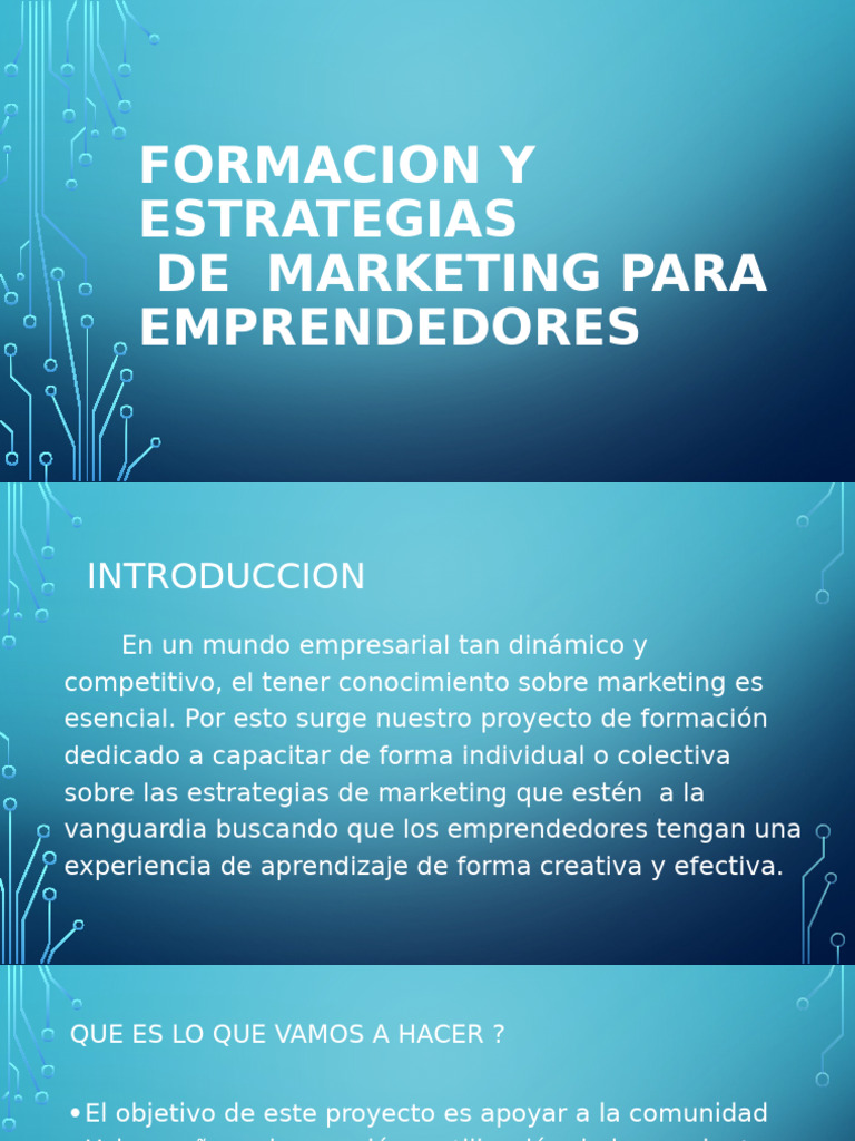 Estrategias de Marketing para Emprendedores | PDF | Iniciativa ...