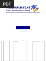 CBC Record of Work Template | PDF