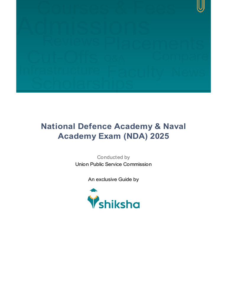 NDA 2025 Application Guide and Details | PDF
