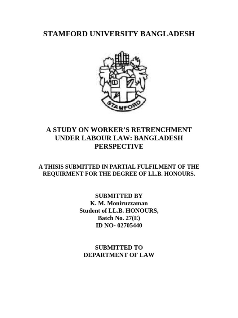 Labor Law Term Paper | PDF | Labour Law | Employment
