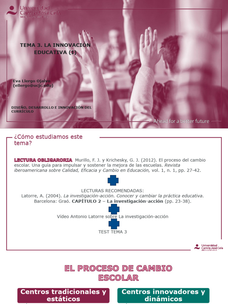Innovación Educativa en Escuelas | PDF | Enseñando | Evaluación
