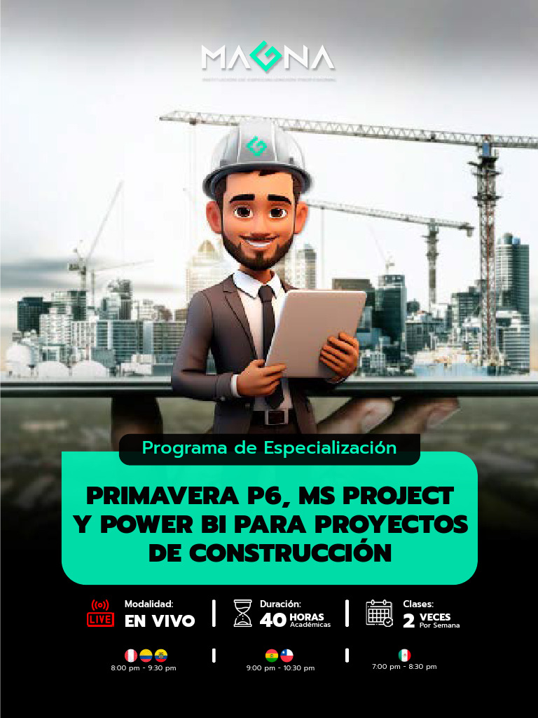Primavera p6 Ms Project y Power Bi para Proyectos de Construcción | PDF ...