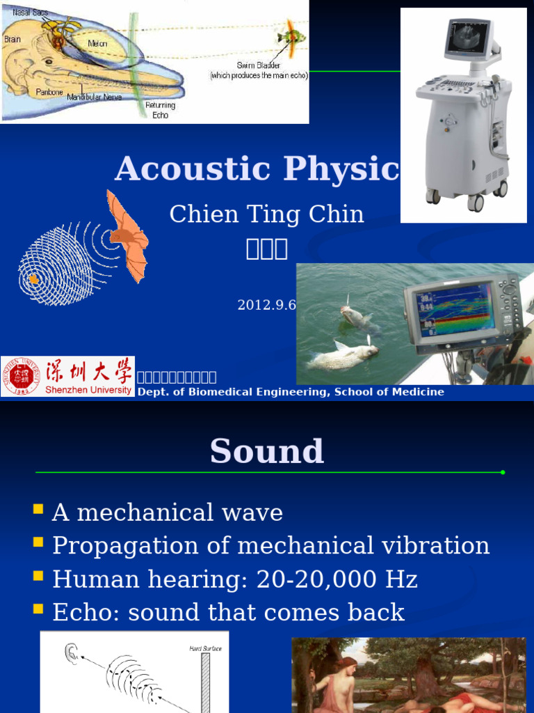 Acoustic Physics 7c | PDF | Waves | Sound