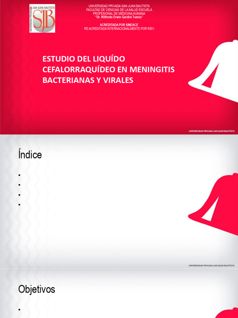 Estudio del LCR en Meningitis Infecciosa | PDF | Meningitis | Las bacterias