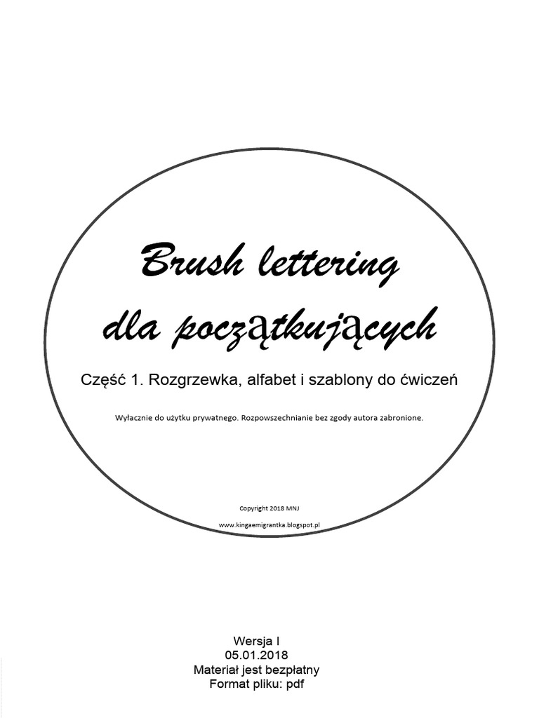 Brush Letering | PDF