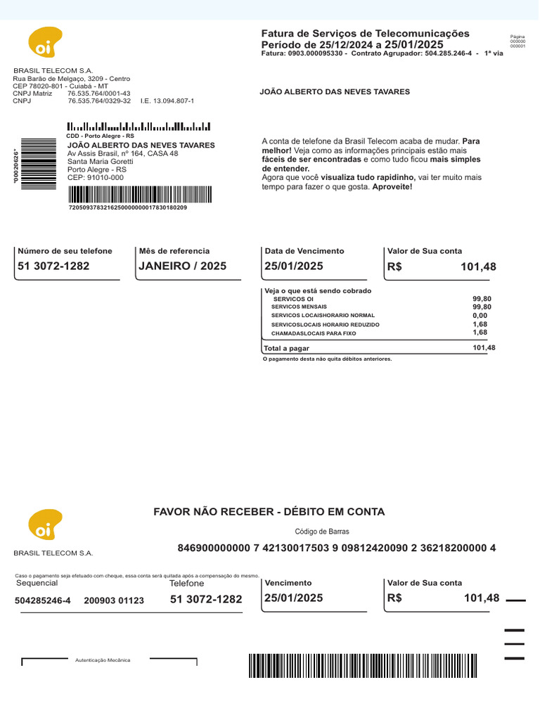 Fatura_Oi_92110108303_202401 | PDF