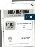 Bahasa Indonesia 2008-2009 A