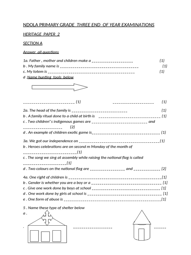 Ndola Primary School Year End Exams Pdf Agriculture Vegetables