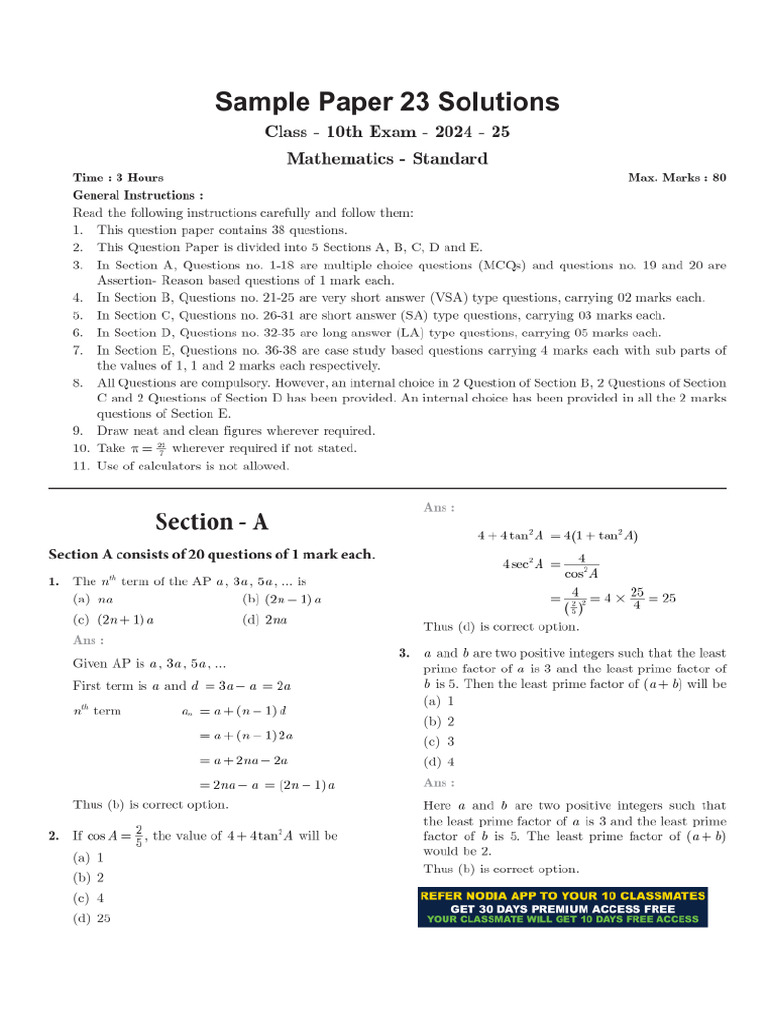 23 Solution | PDF