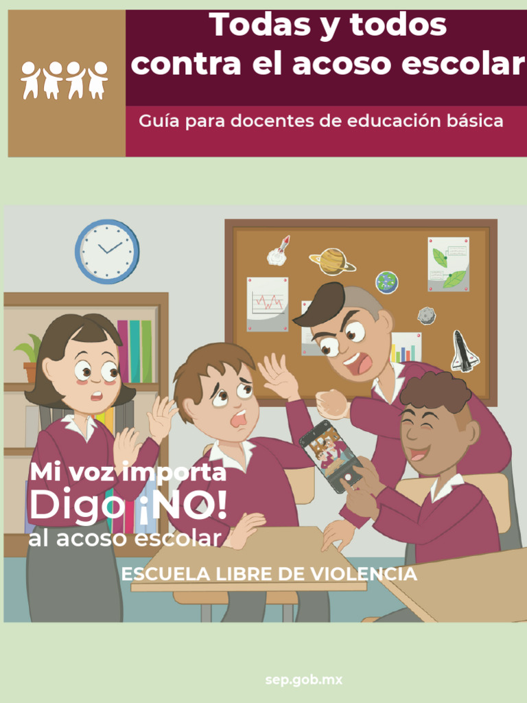 Guía docente contra el acoso escolar | PDF | Acoso cibernético | Violencia