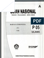 Bahasa Indonesia 2009-2010 A