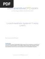 ASRA Last Checklist for LA Toxicity | PDF