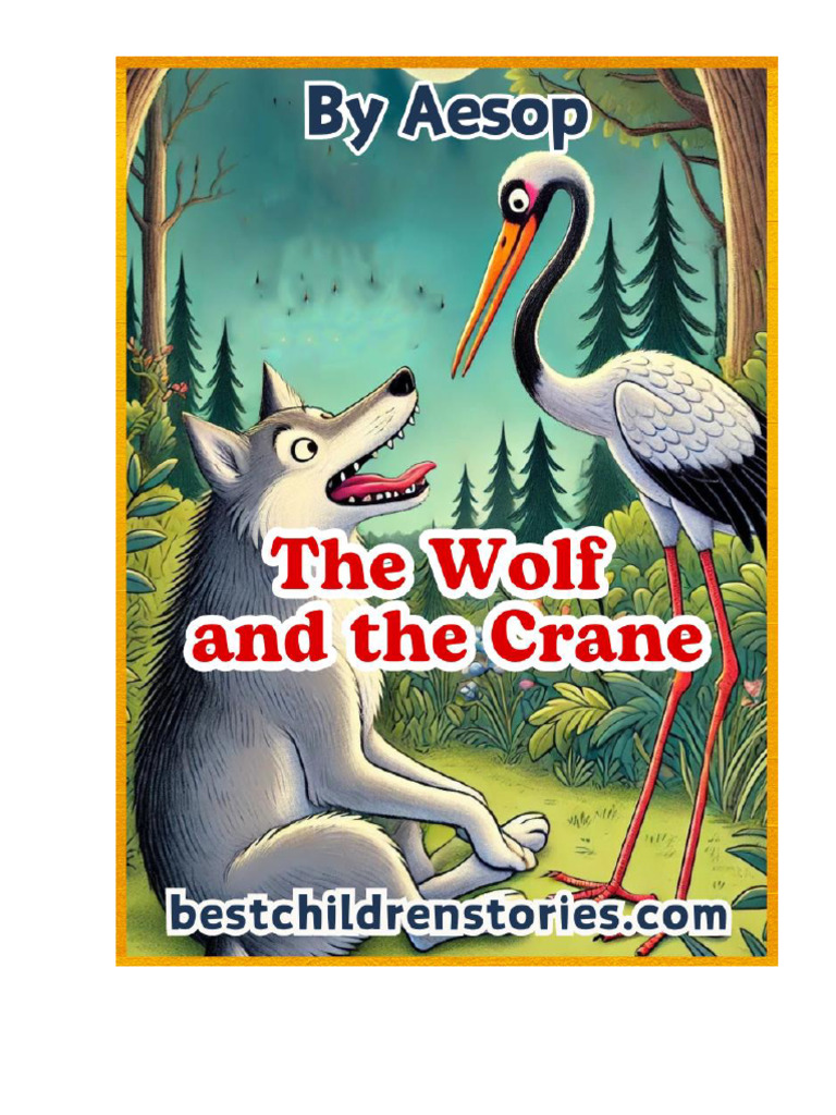 The Wolf and the Crane Fable PDF