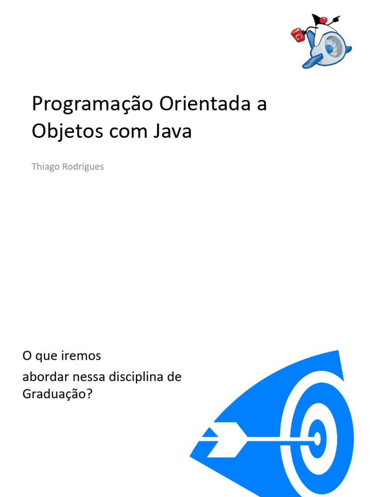 Programação Orientada a Objetos em Java | PDF | Java (linguagem de ...
