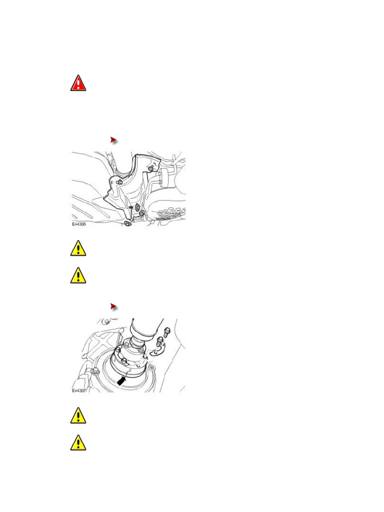 Rear Driveshaft Removal and Installation | PDF | Axle | Vehicle Technology