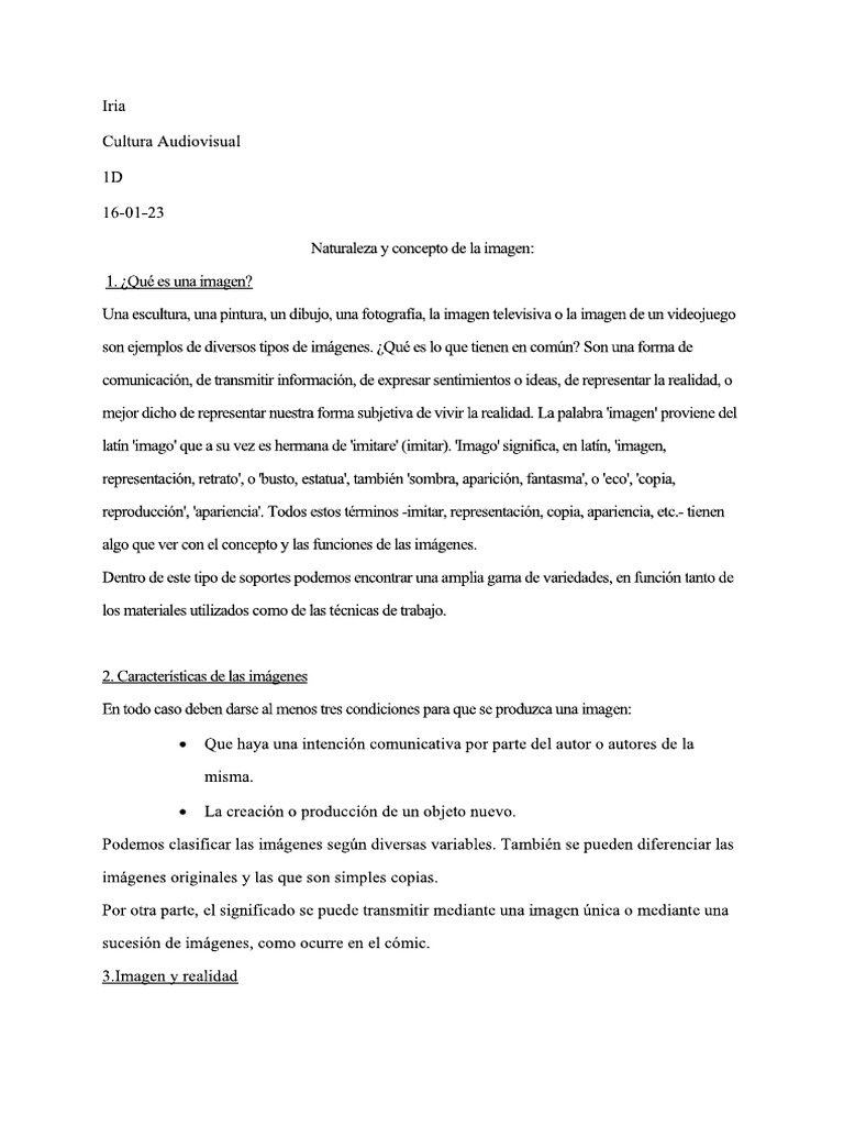 Teoria de La Imagen | PDF