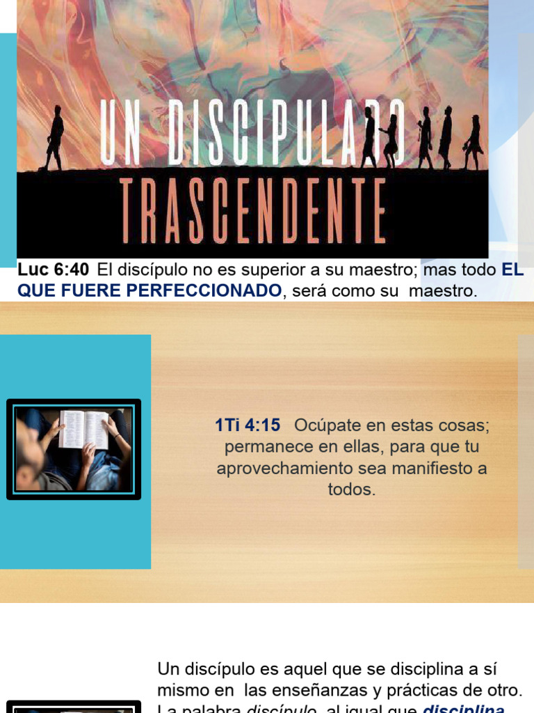 Discipulado y Trascendencia Cristiana | PDF | Creencia religiosa y doctrina