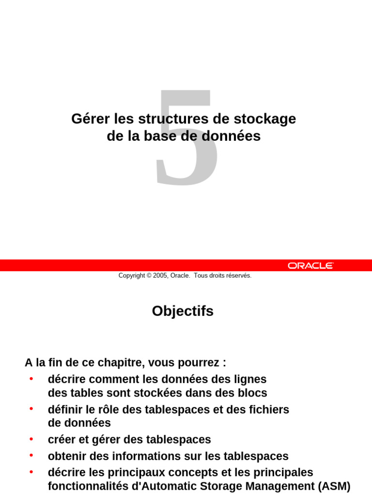 Less05 Storage TB3 | PDF | Bases de données | Fichier informatique
