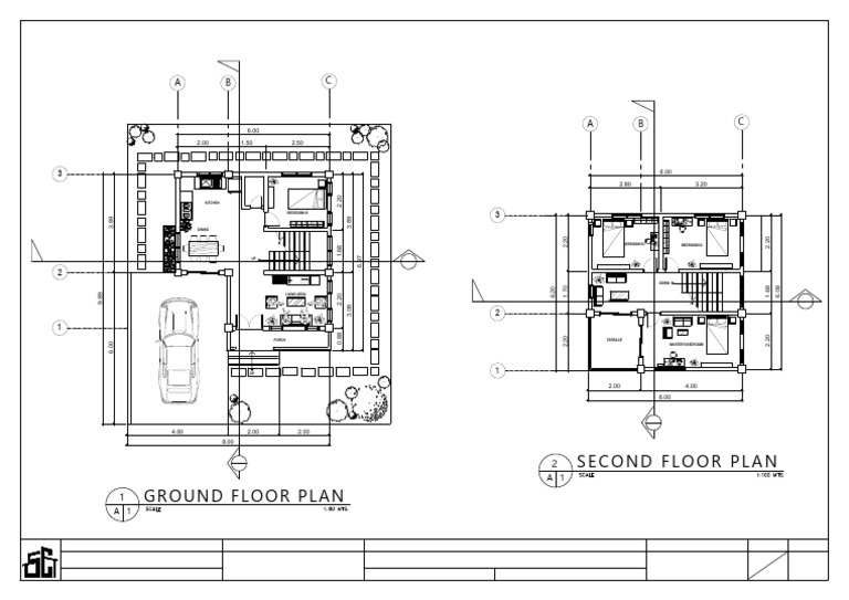 Ground and Second Floor Plans | PDF | Home | Housing