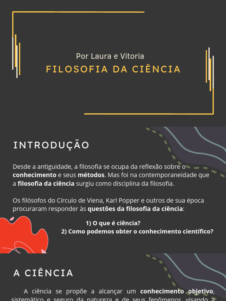 Filosofia da Ciência: Método e Verificação | PDF | Falsificabilidade ...