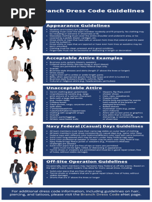 Navy Federal Dress Code Guidelines | PDF | Clothing