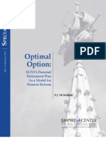 Optimal Option:: SUNY's Personal Retirement Plan As A Model For Pension Reform