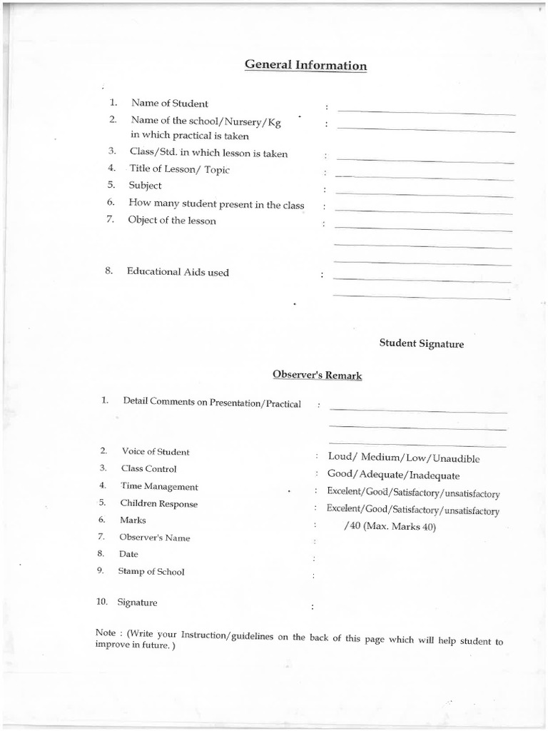 Practical Form CC | PDF