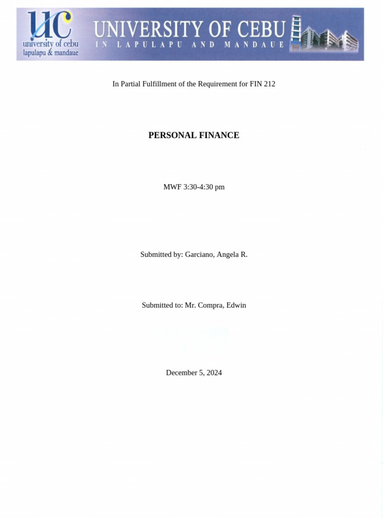 Financial Planning Pdf Expense Income