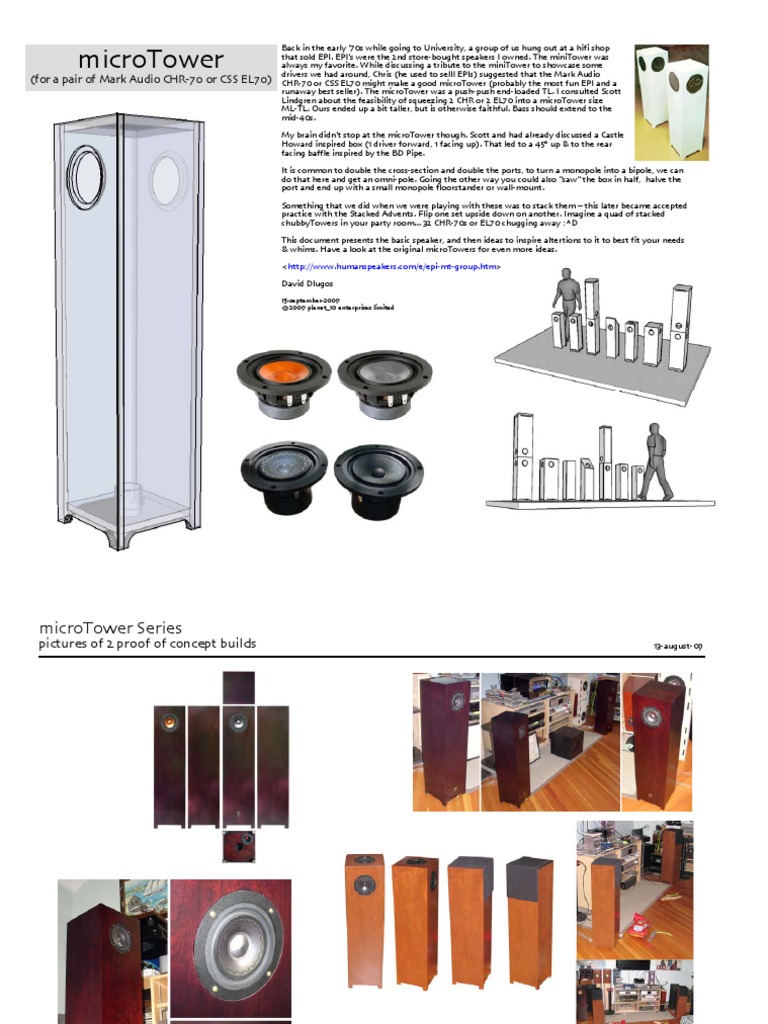 Micro Tower Maps 150909 | PDF | Plywood | Loudspeaker