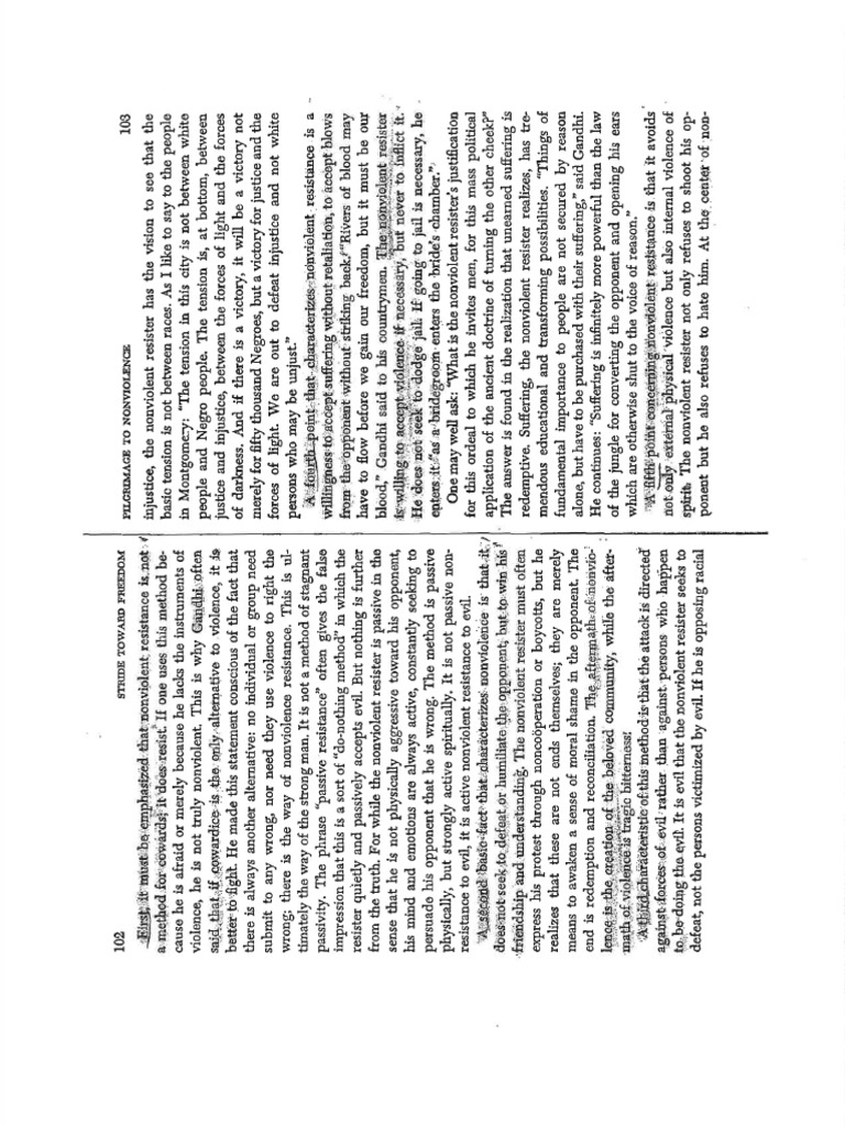 Martin and Malcolm Readings | PDF