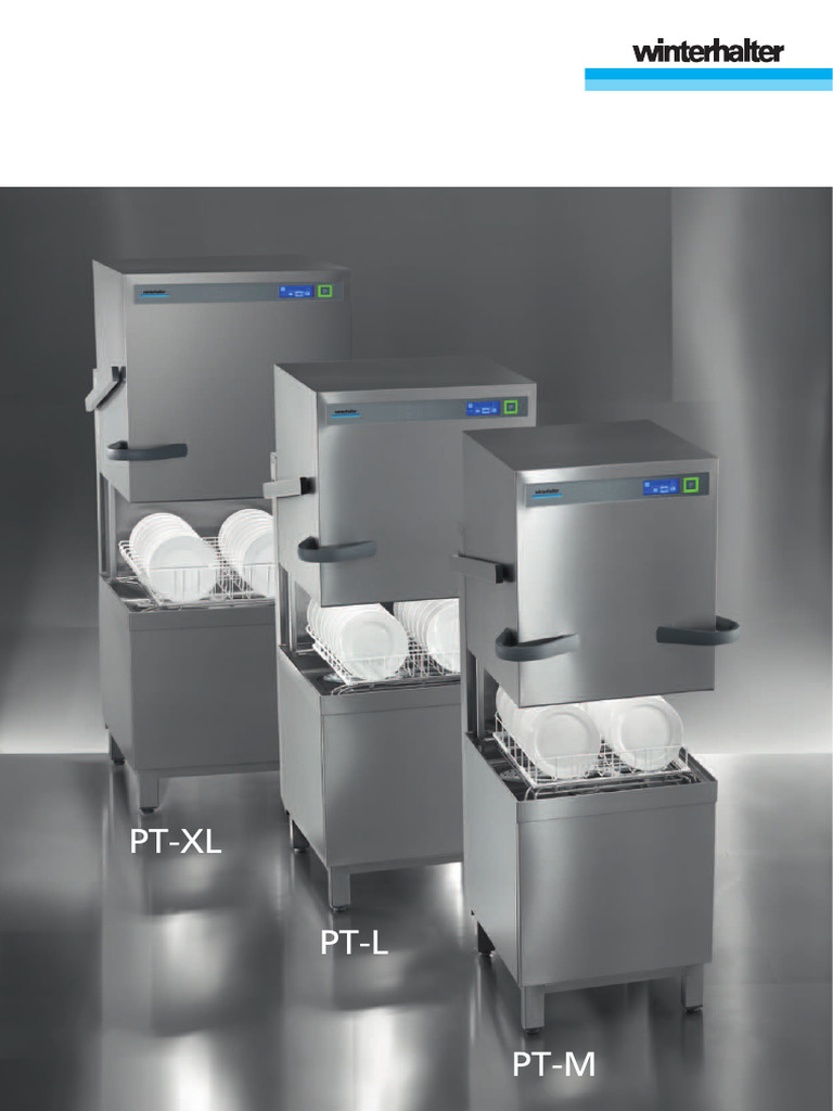 Winterhalter PT Series Operating Instructions | PDF | Dishwasher ...
