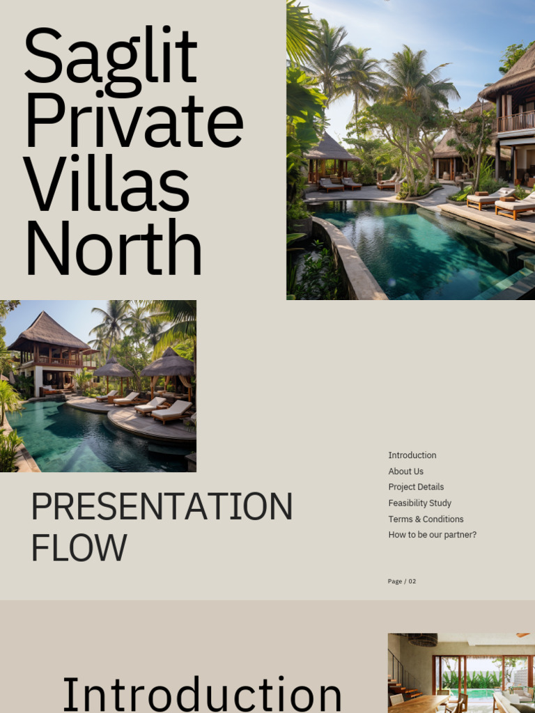 Saglit Private Villas North Overview | PDF | Revenue | Net Income