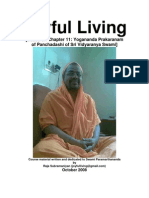 Joyful Living: (Based On Chapter 11: Yogananda Prakaranam of Panchadashi of Sri Vidyaranya Swami)