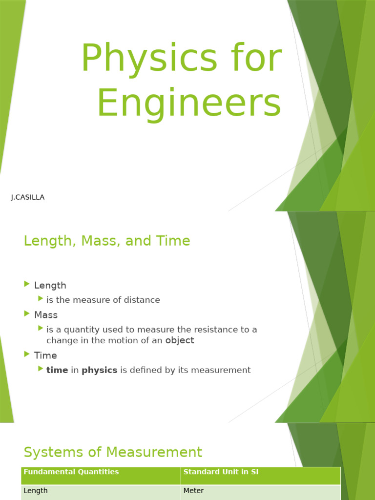 Fundamentals of Physics for Engineers | PDF | Force | Newton's Laws Of ...