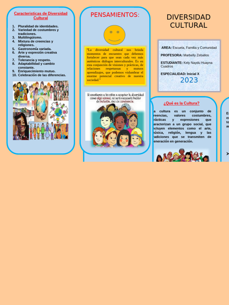 La Diversidad Cultural | PDF | Educación en artes liberales