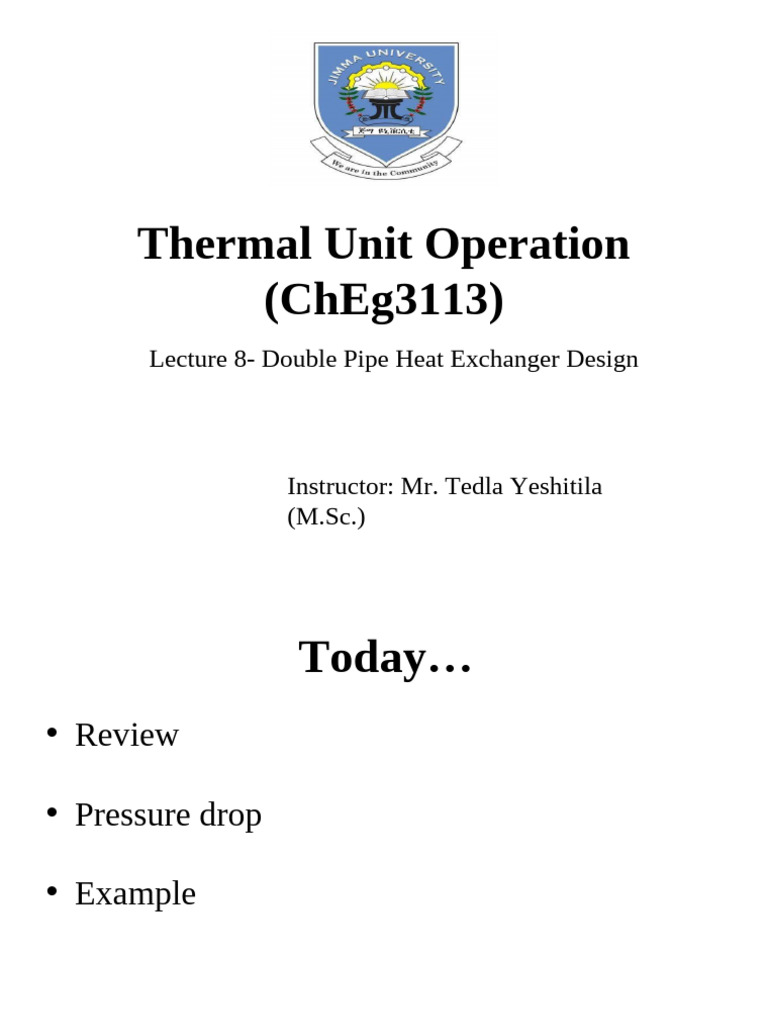 Double Pipe Heat Exchanger Design Guide | PDF | Pipe (Fluid Conveyance ...