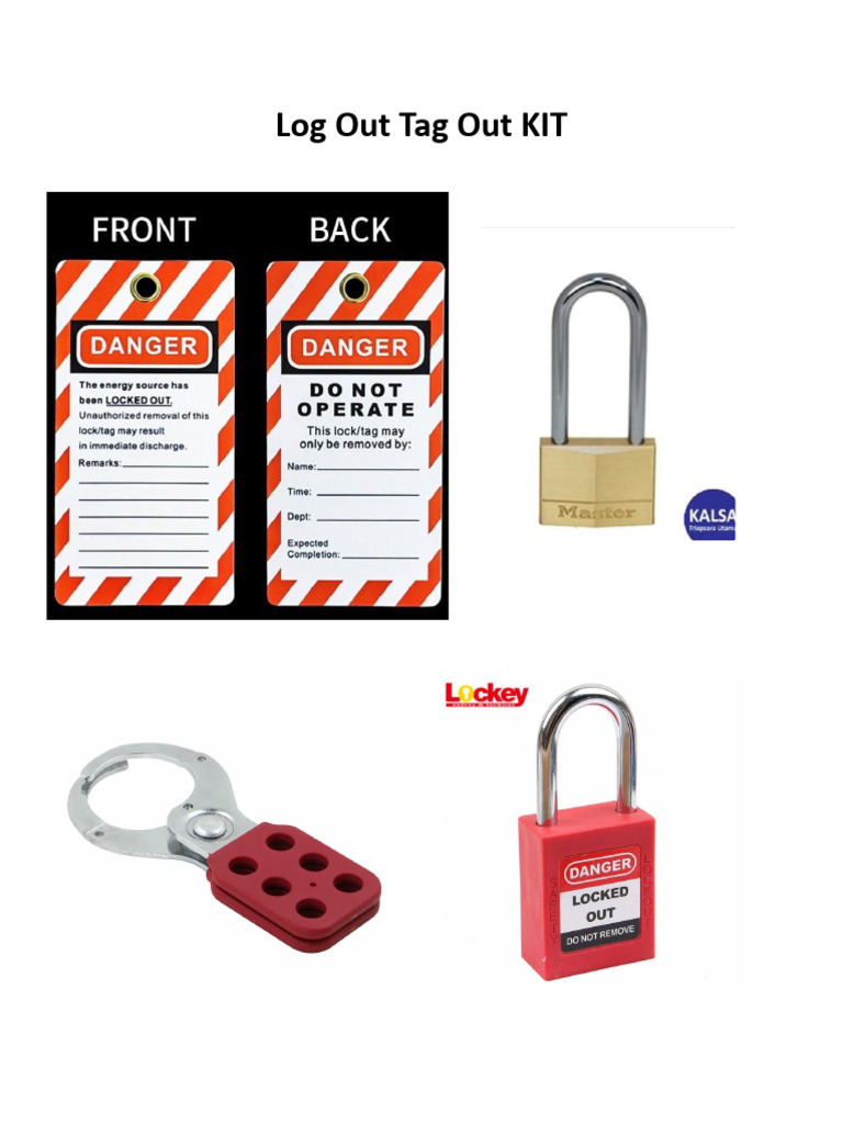 Log Out Tag Out KIT (1) | PDF