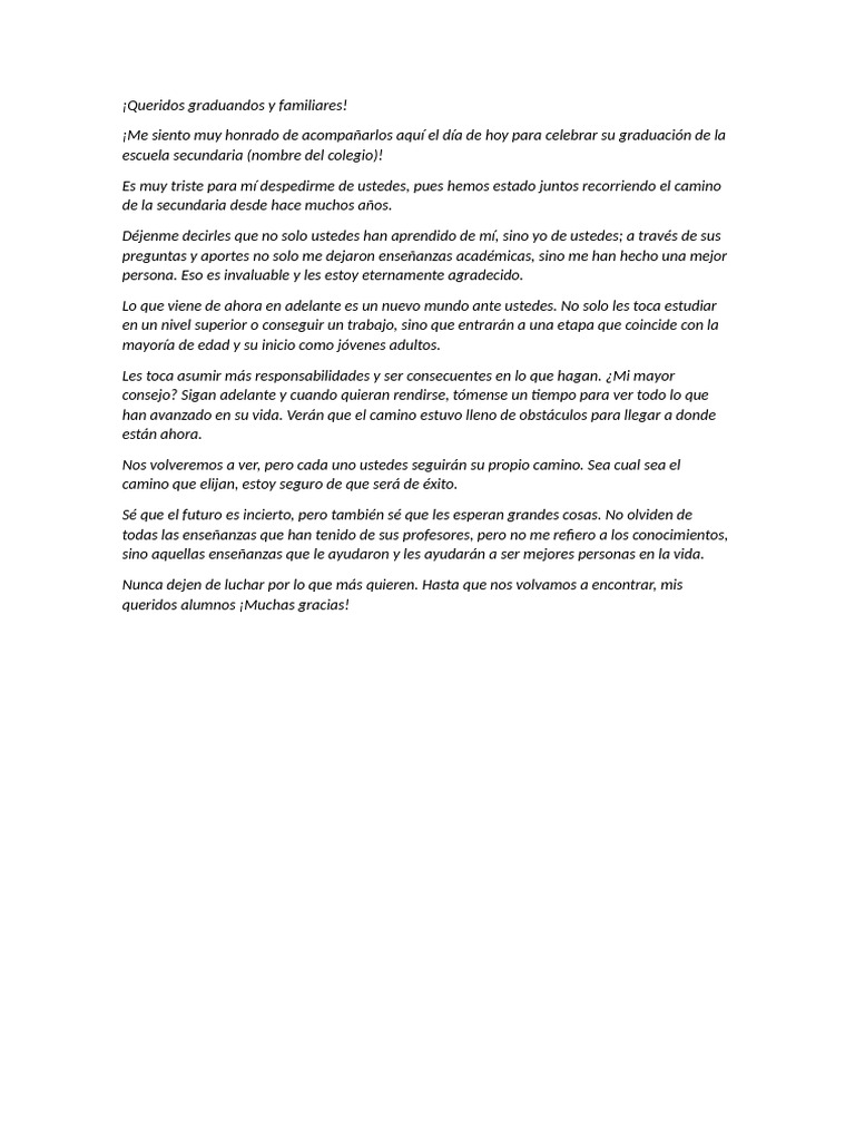 DESPEDIDA | PDF
