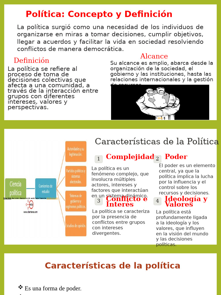 Definición y Características de la Política | PDF | Democracia ...