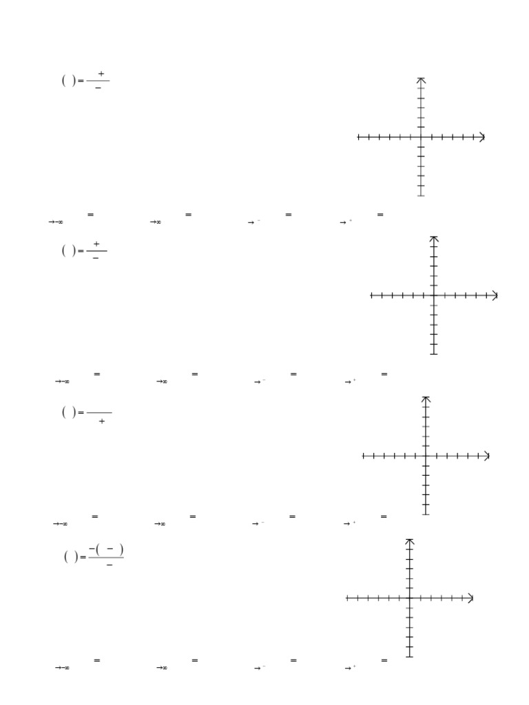 Rational Functions Worksheet Guide | PDF | Asymptote | Mathematical ...