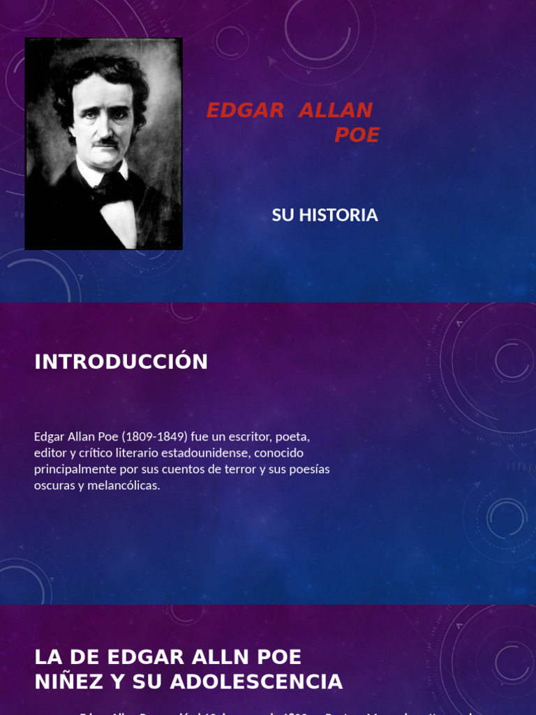 Vida y muerte de Edgar Allan Poe | PDF | Edgar Allan Poe