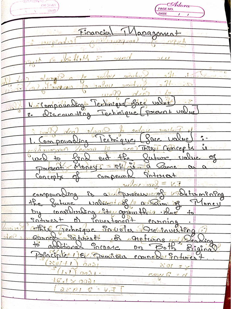 FM practical notes | PDF