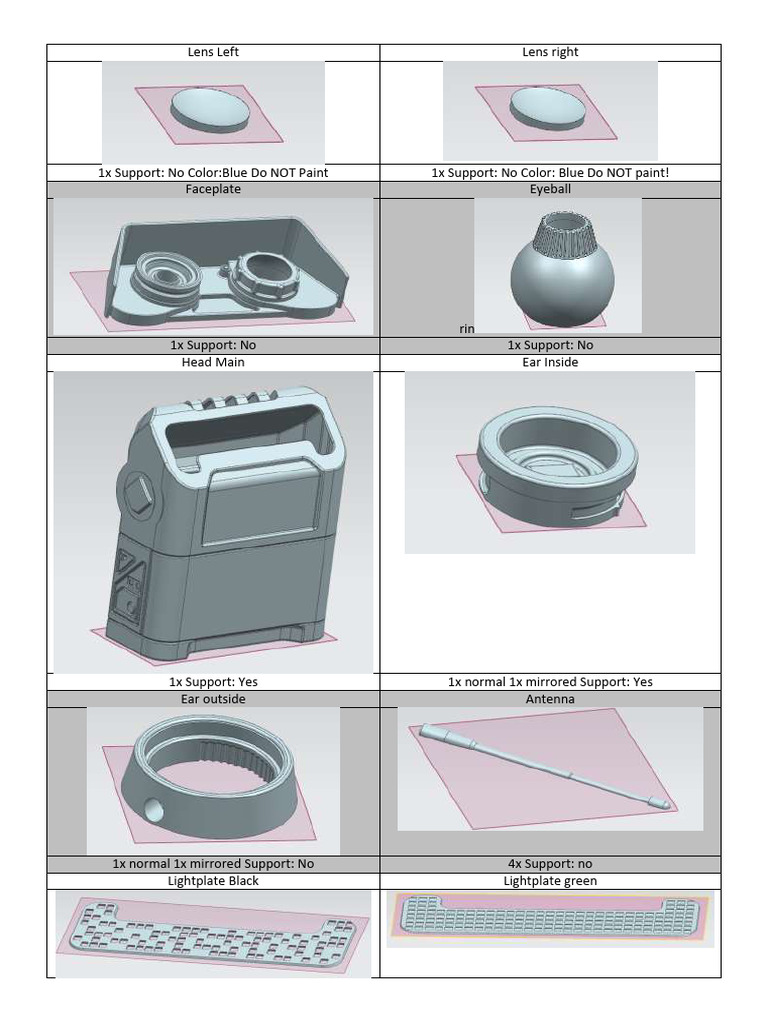 3D Model Assembly Instructions | PDF | Hip | Lower Limb Anatomy
