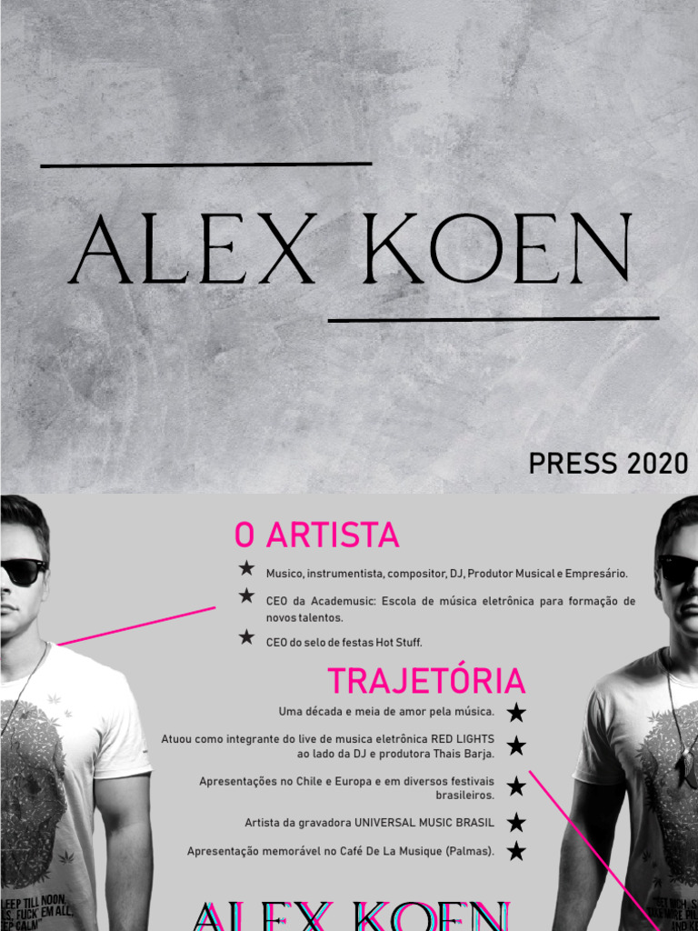 Alex Koen - Press Kit | PDF