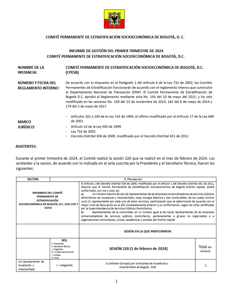 Informe de Gestión CPESB Bogotá 2024 | PDF | Bogotá | Presupuesto