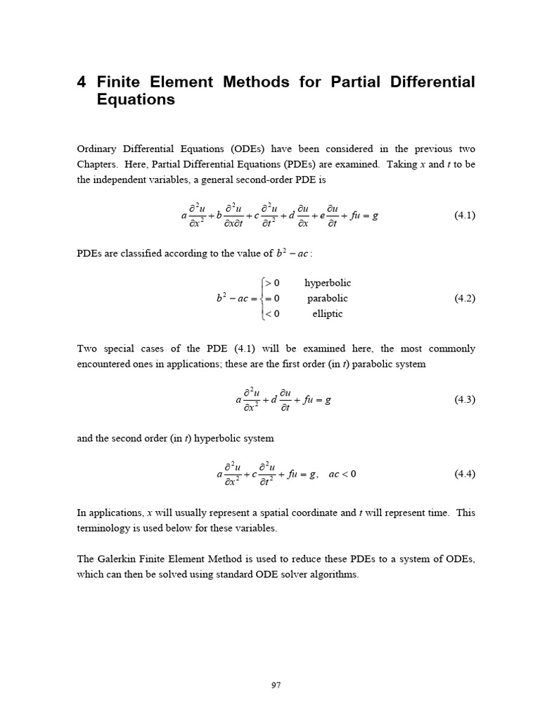 04 PDEs | PDF | Partial Differential Equation | Equations