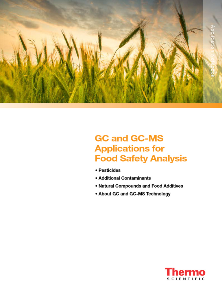 AI10382-GC-MS-Food Safety-Analysis | PDF | Gas Chromatography–Mass ...