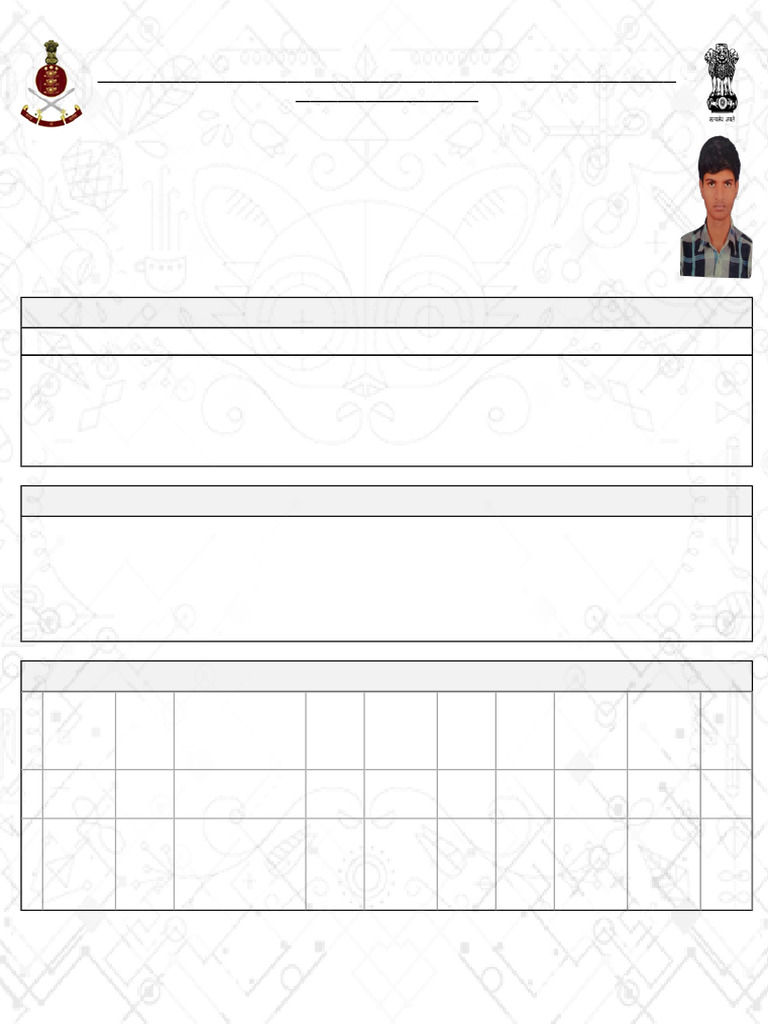 AOC Application Form for OBC Candidate | PDF | Caste