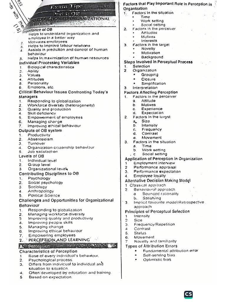 BBS Second Year Notes PDF Download | PDF