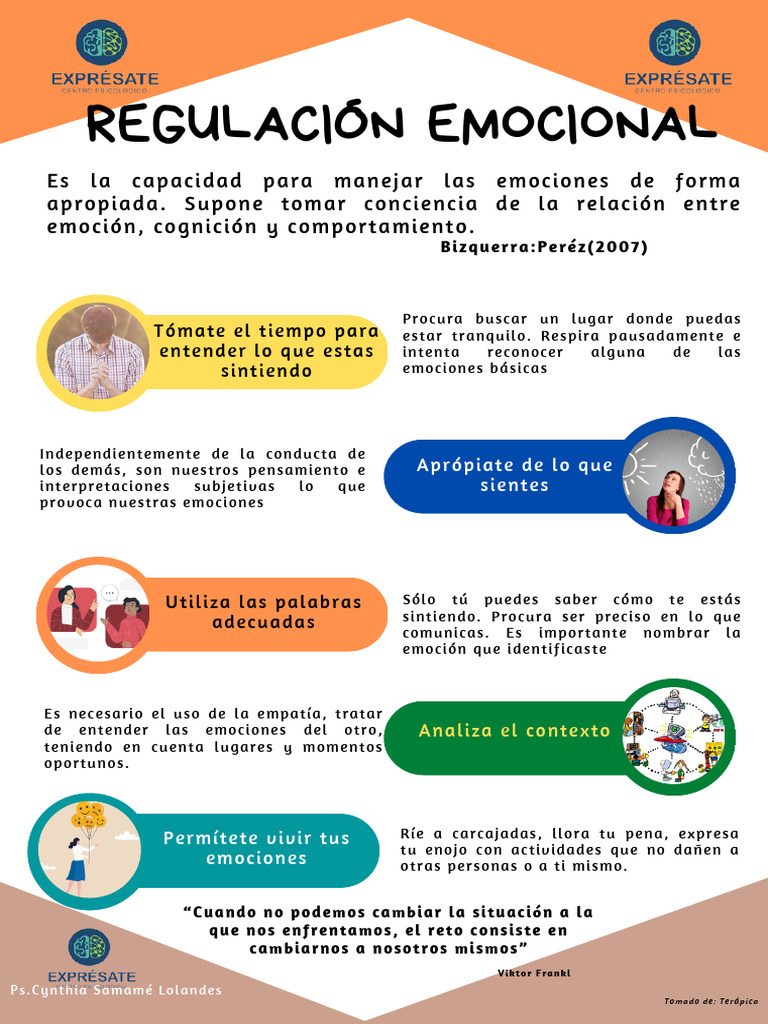 Estrategias para la Regulación Emocional | PDF | Las emociones ...